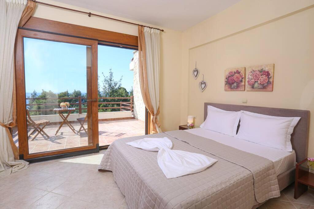 Beautiful View Villa In Possidi, Halkidiki Kalandra ภายนอก รูปภาพ