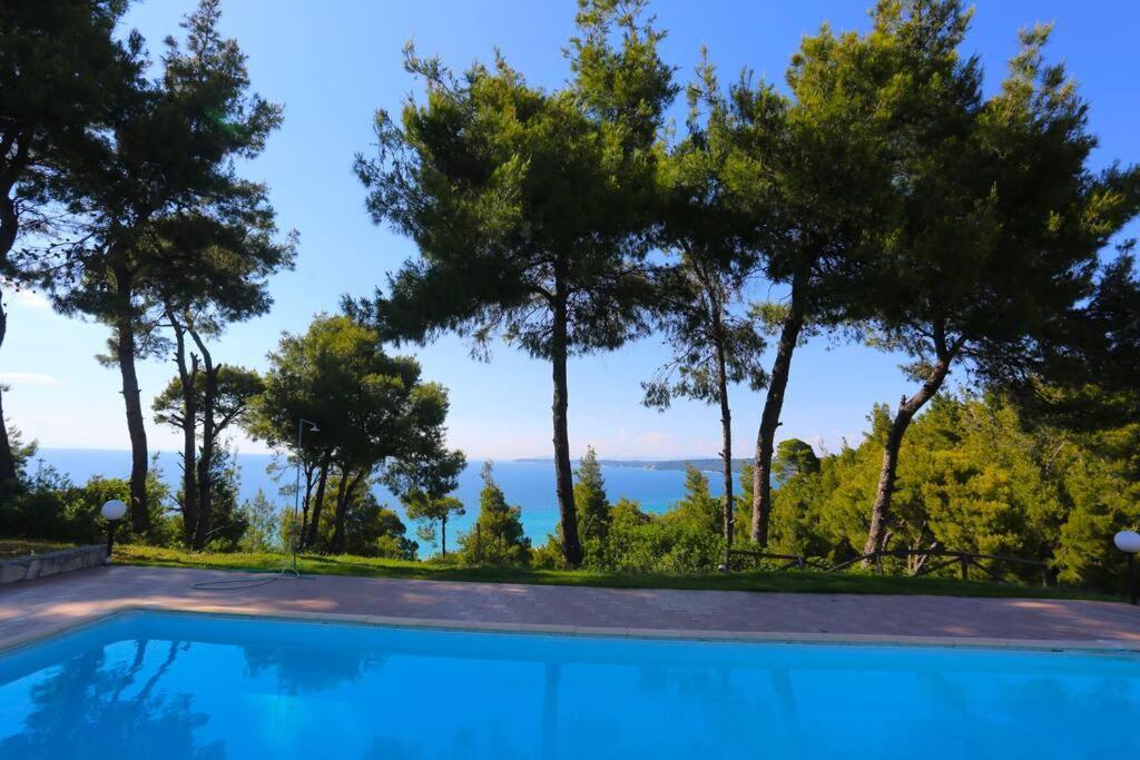 Beautiful View Villa In Possidi, Halkidiki Kalandra ภายนอก รูปภาพ